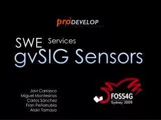 gvSIG Sensors
