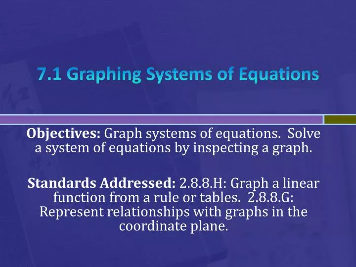 7 1 graphing systems of equations
