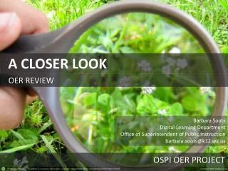 OER REVIEW