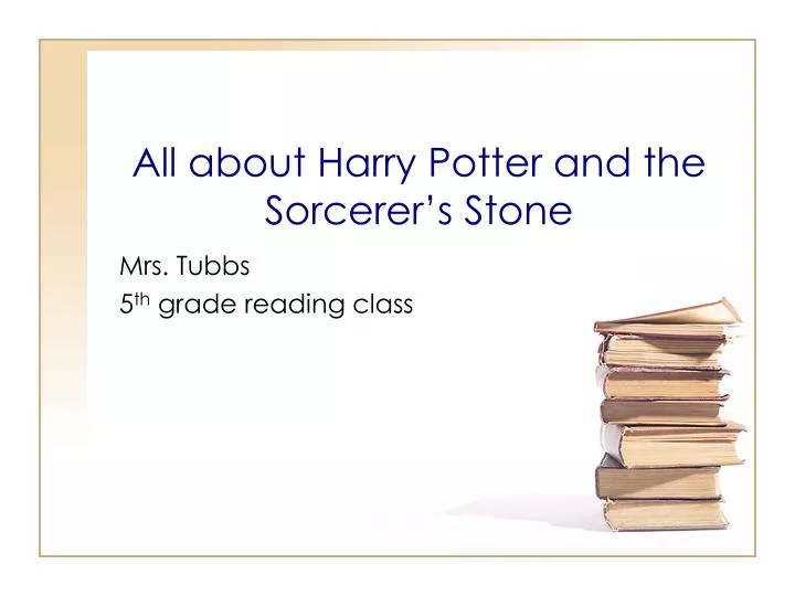 all about harry potter and the sorcerer s stone