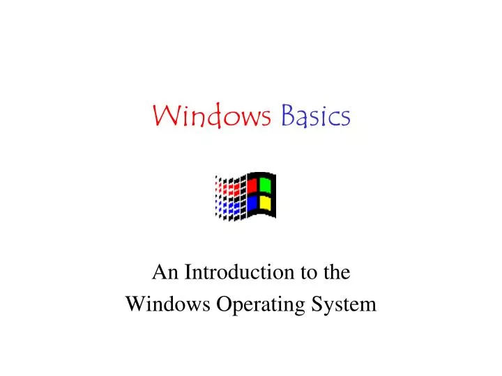 windows basics