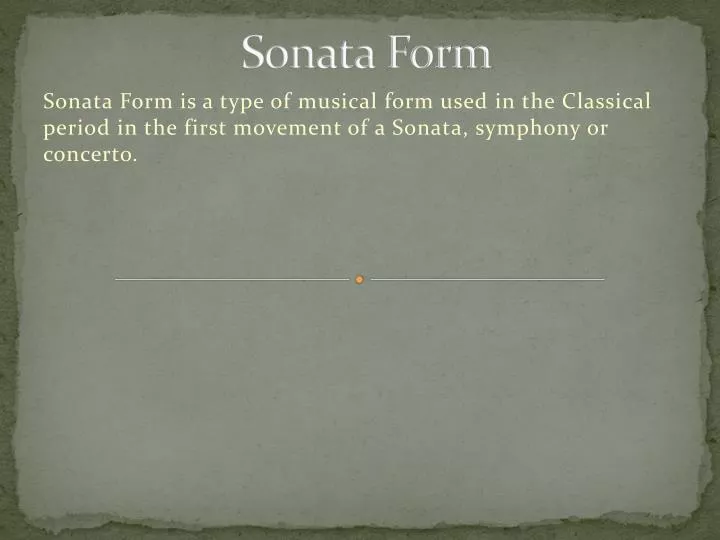 sonata form