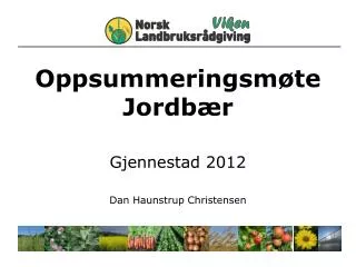 oppsummeringsm te jordb r