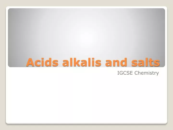 acids alkalis and salts