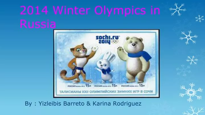 2014 winter olympics in russia