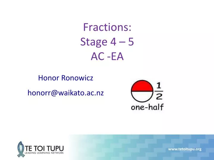 fractions stage 4 5 ac ea