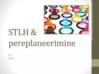 stlh pereplaneerimine
