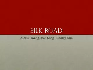 silk road
