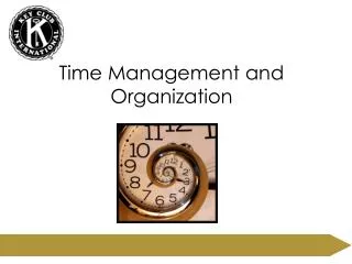 Time Management and Organization