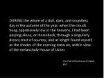 The Fall of the House of Usher EAP - slide 1