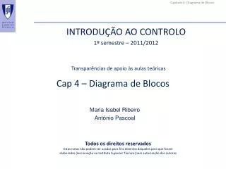 cap 4 diagrama de blocos
