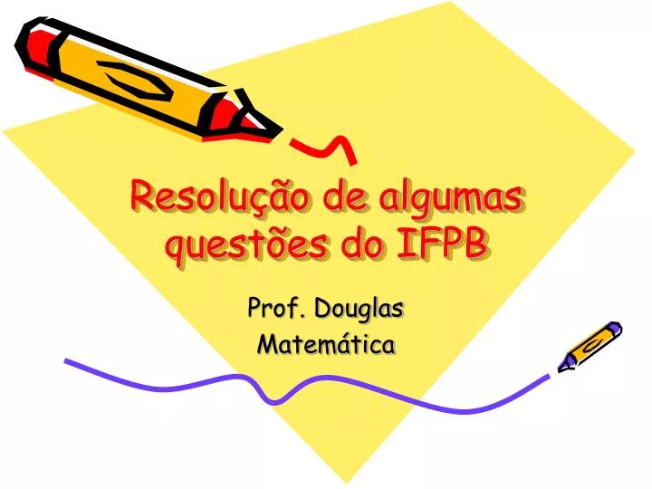 resolu o de algumas quest es do ifpb