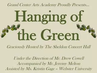 Hanging of the Green