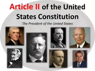 Article II of the United States Constitution