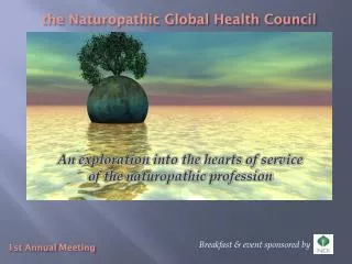 the Naturopathic Global Health Council