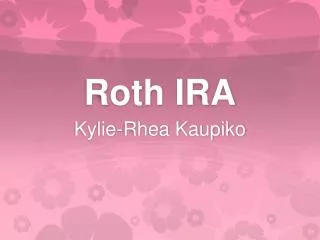 Roth IRA