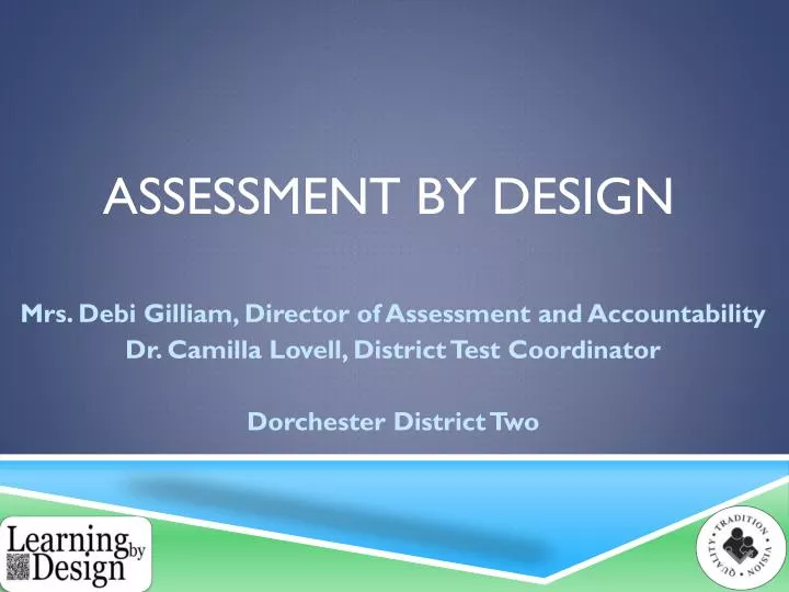 assessment by design