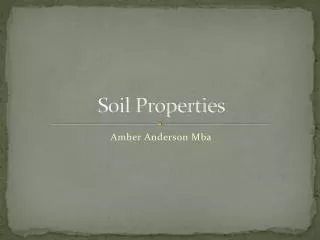 PPT - Soil Physical Properties PowerPoint Presentation, Free Download ...