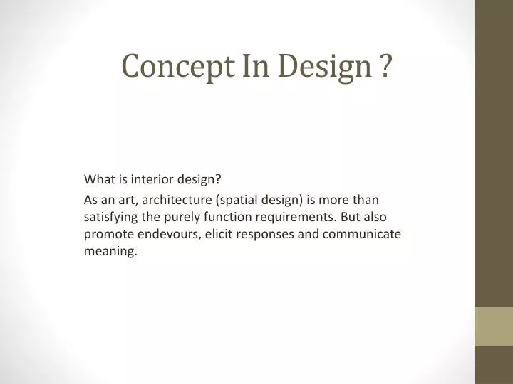 concept in design