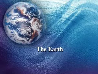 The Earth