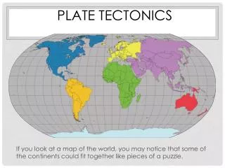 PLATE TECTONICS