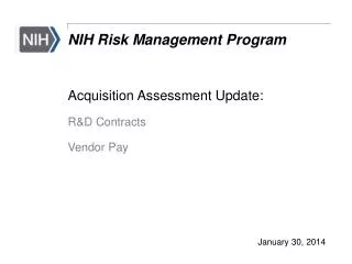 NIH Risk Management Program