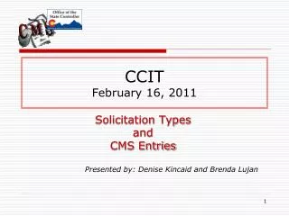CCIT February 16, 2011