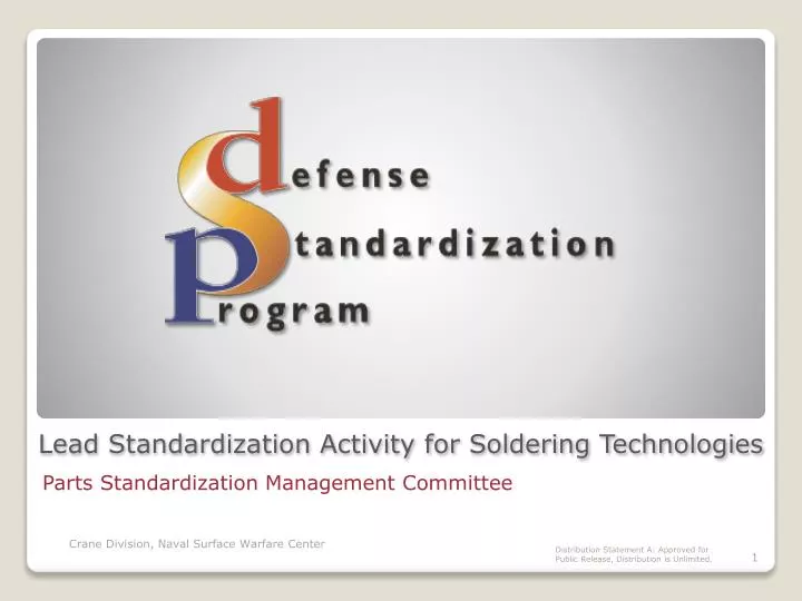 lead standardization activity for soldering technologies