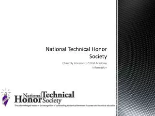 National Technical Honor Society