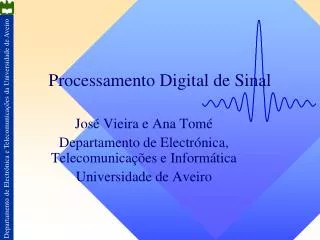 processamento digital de sinal