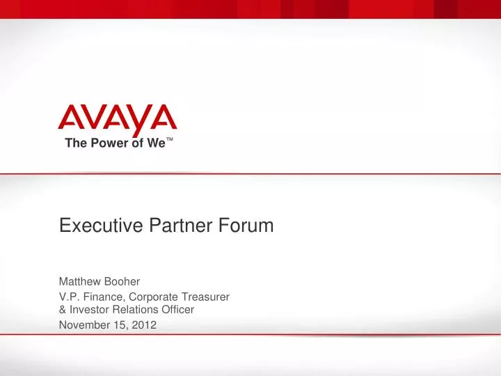 executive partner forum