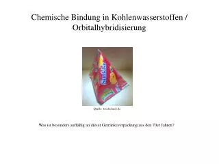 chemische bindung in kohlenwasserstoffen orbitalhybridisierung