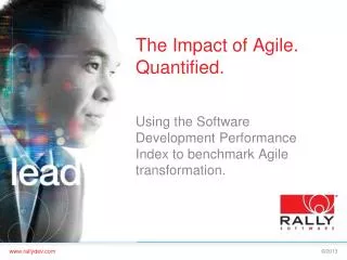 The Impact of Agile. Quantified.