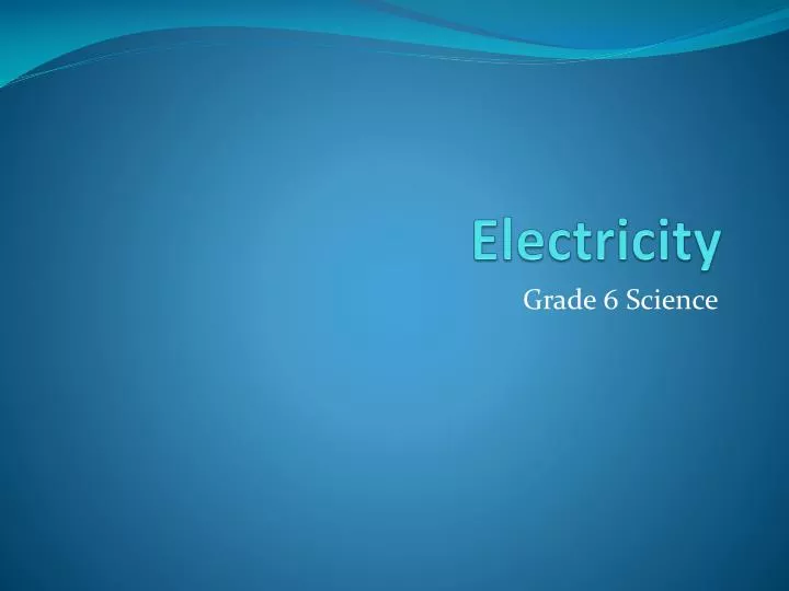 electricity