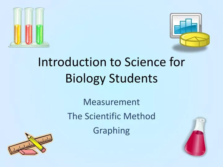 introduction to science for biology students