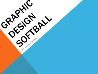 Graphic design softball
