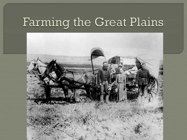 farming the great plains