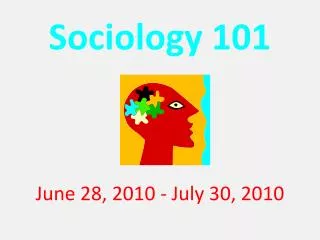 Sociology 101