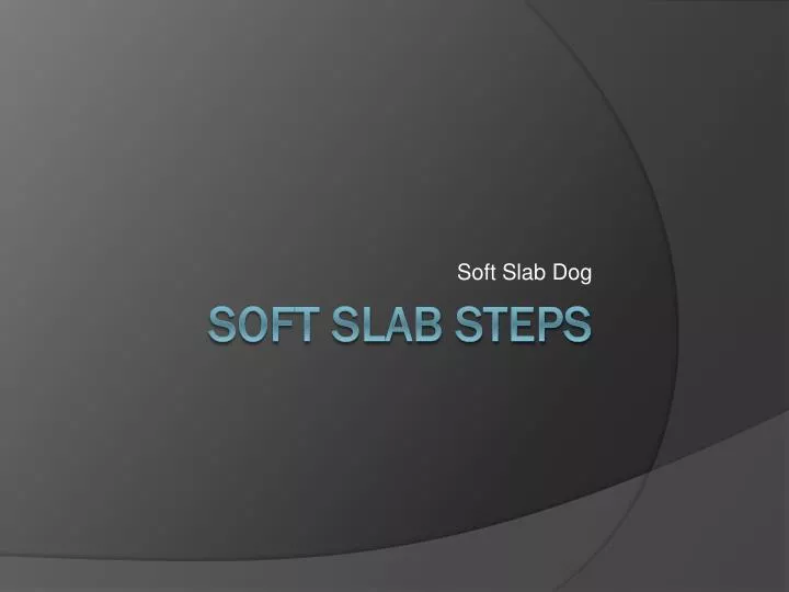 soft slab dog