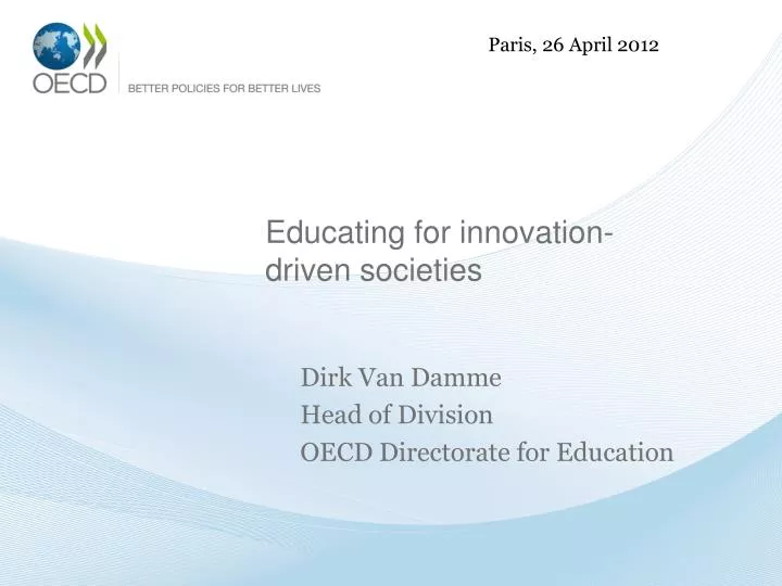 educating for innovation driven societies