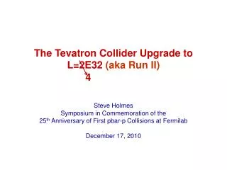 The Tevatron Collider Upgrade to L=2E32 (aka Run II)