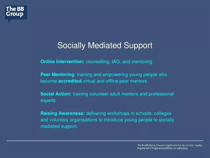 socially mediated support