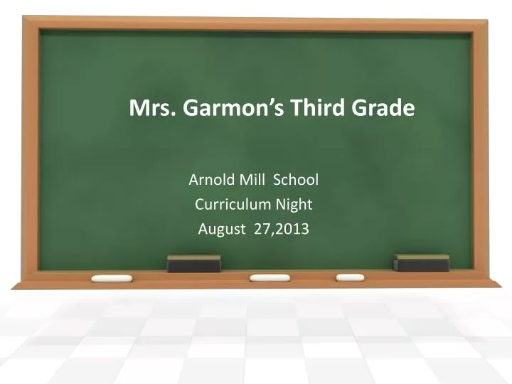 mrs garmon s third grade