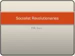 Socialist Revolutionaries - slide 1
