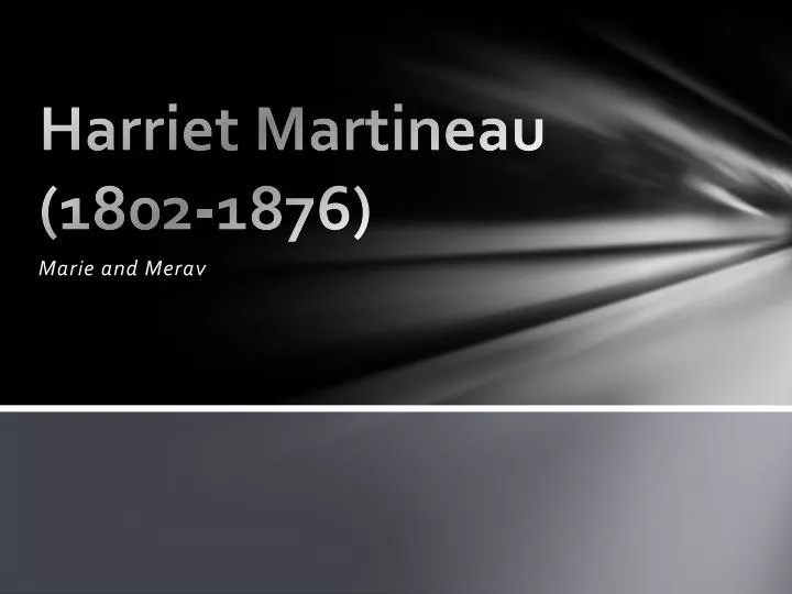 harriet martineau 1802 1876