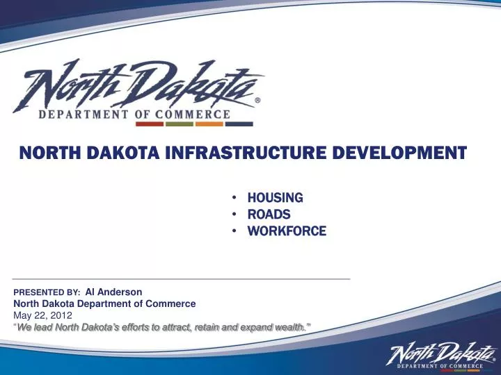 north dakota infrastructure development