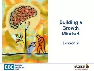 Building a Growth Mindset Lesson 2