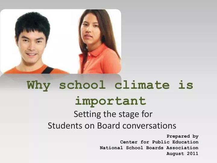 why school climate is important