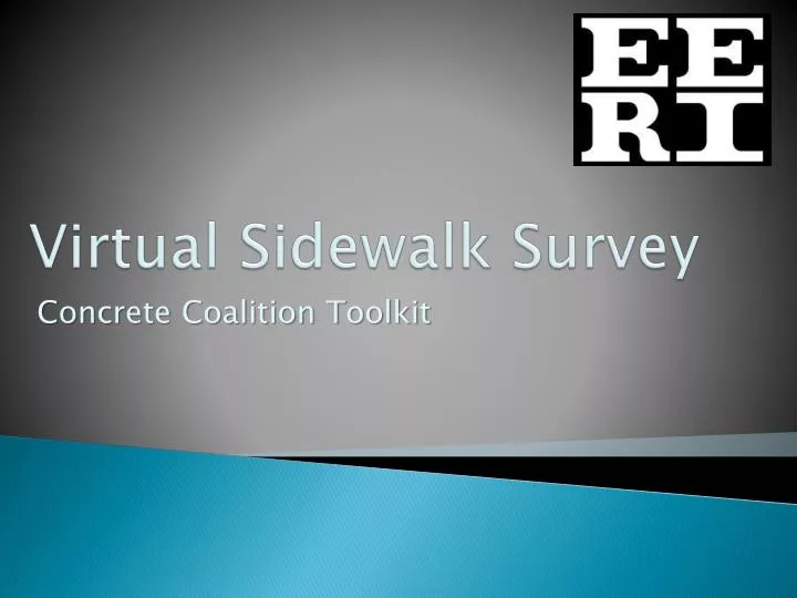 virtual sidewalk survey