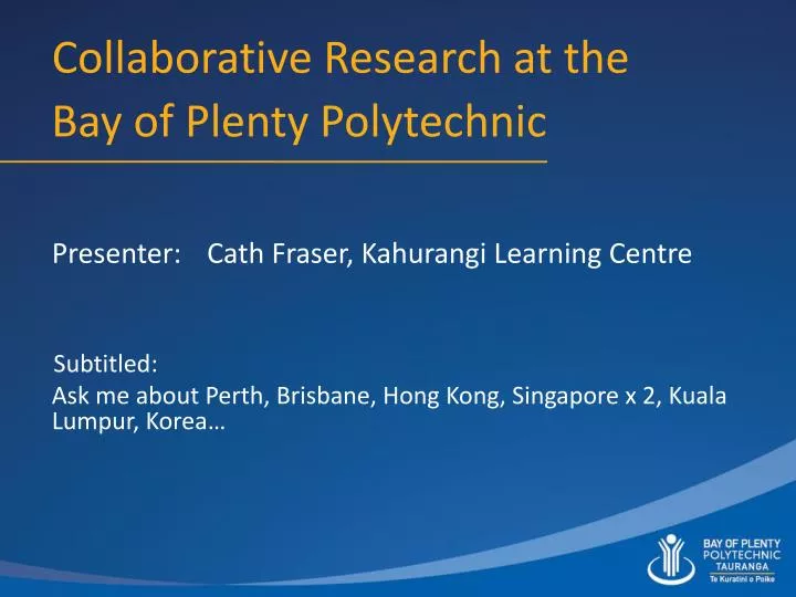collaborative research at the
